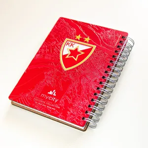 KK Crvena Zvezda -  Notes 3D print 101 Ponos grada 21x30cm A4