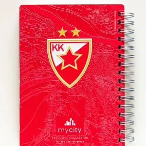 KK Crvena Zvezda -  Notes 3D print 101 Ponos grada 21x30cm A4