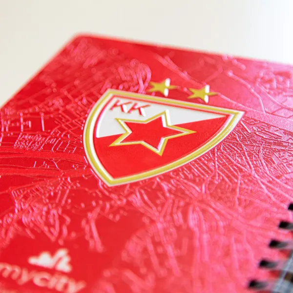 KK Crvena Zvezda -  Notes 3D print 101 Ponos grada 21x30cm A4