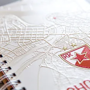 KK Crvena Zvezda -  Notes 3D print 101 Ponos grada 21x30cm A4