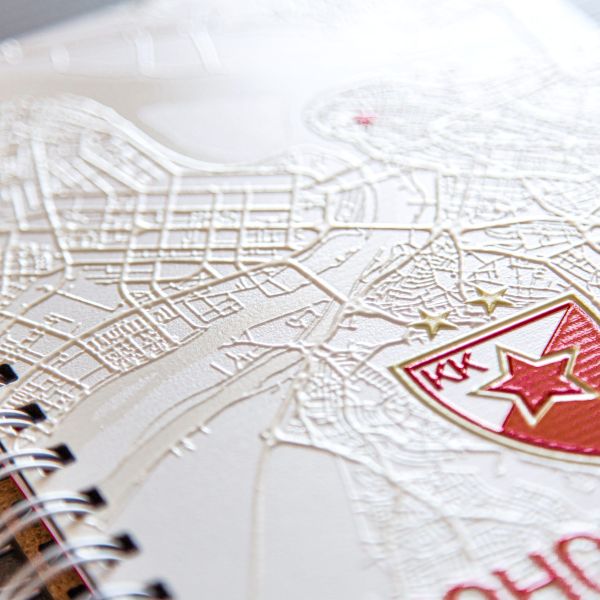 KK Crvena Zvezda -  Notes 3D print 101 Ponos grada 15x21cm A5