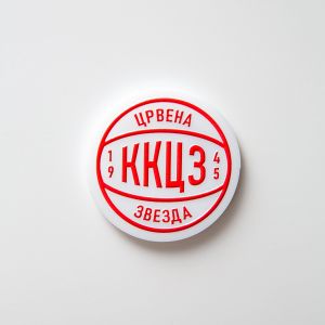 KK Crvena Zvezda  Magnetiæ plexi 103 (neon tamni/ponos/lopta)